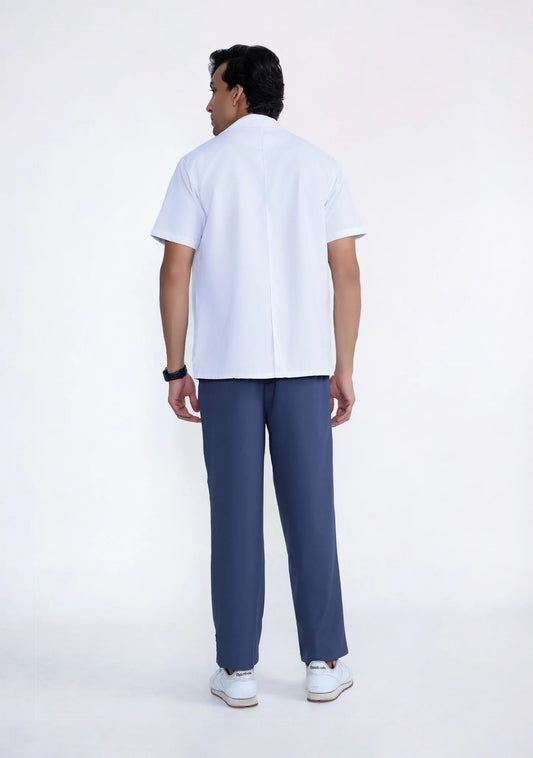 Men's Lab Coat Apron - Short Length/Sleeve