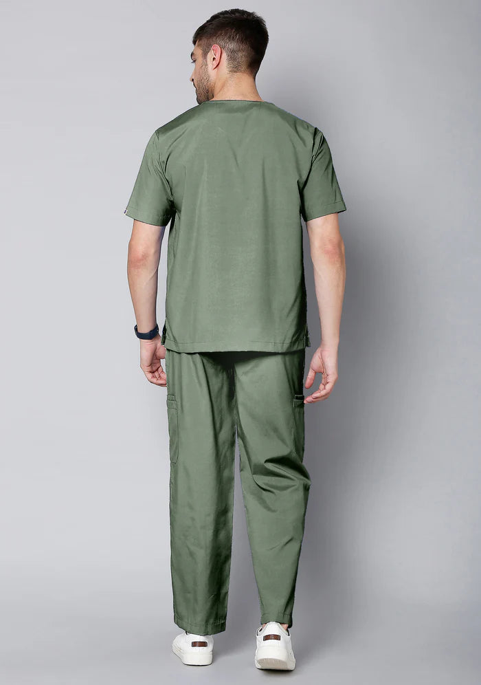 Men's Scrubs - Classic Color Olive