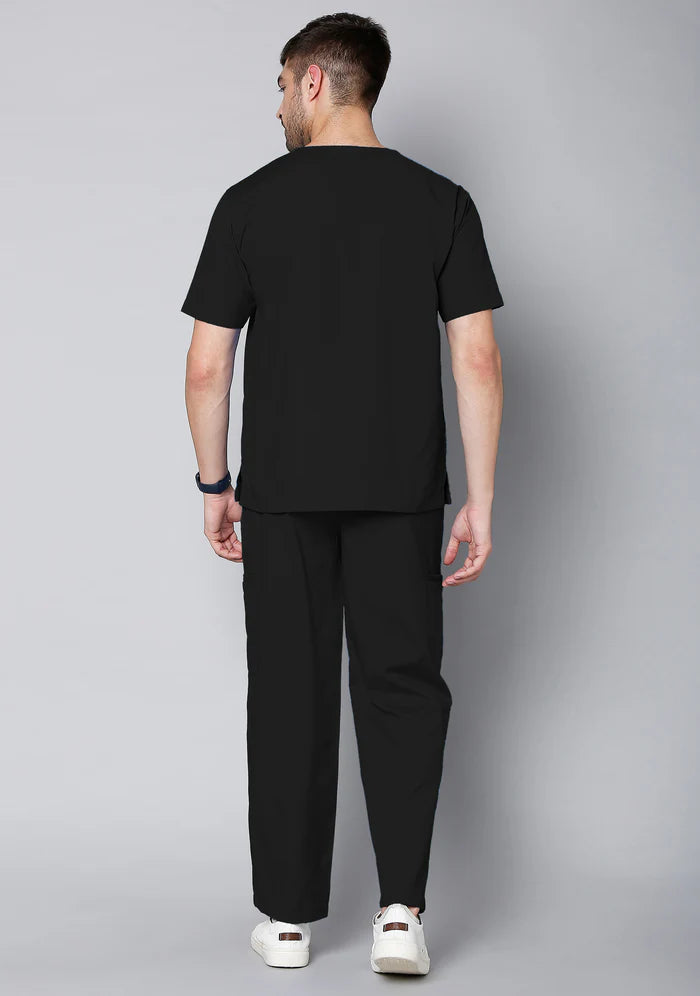 Men's Scrubs - Classic Color Black