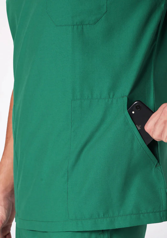 Men's Scrubs - Classic Emerald Green