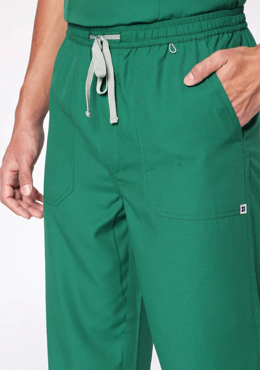 Men's Scrubs - Classic Emerald Green