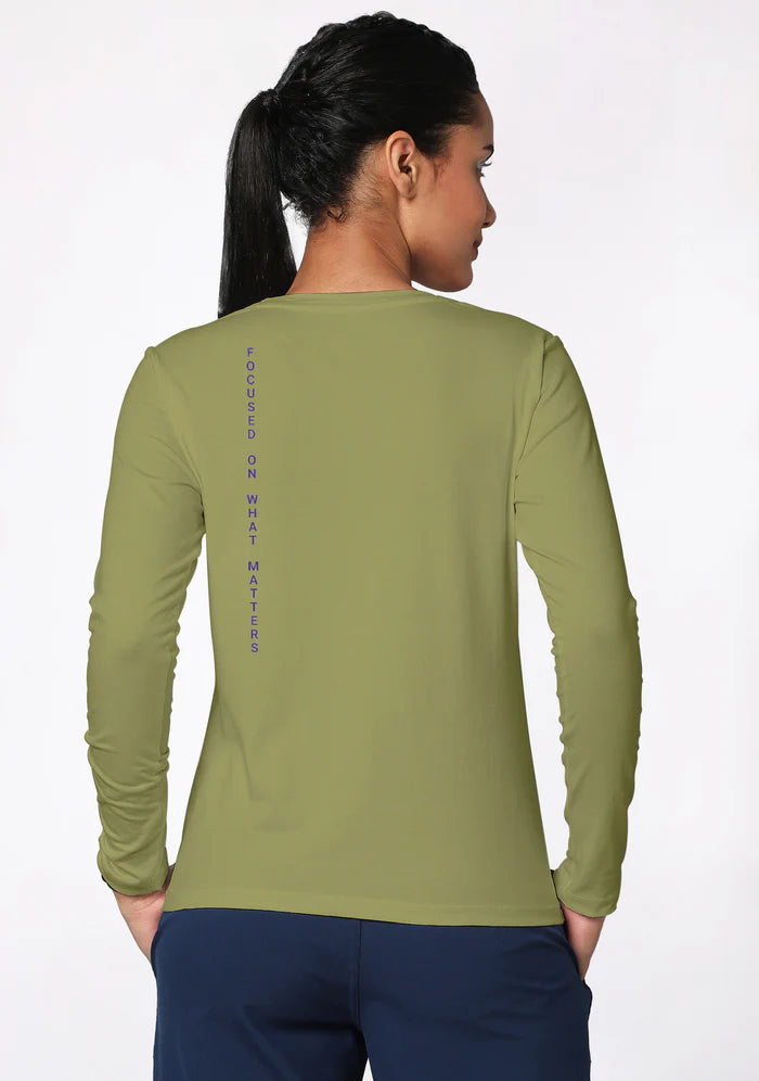 Women's Underscrubs Full Sleeves - Color Olive