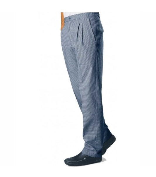 Striped Chef Trousers - Color Silver
