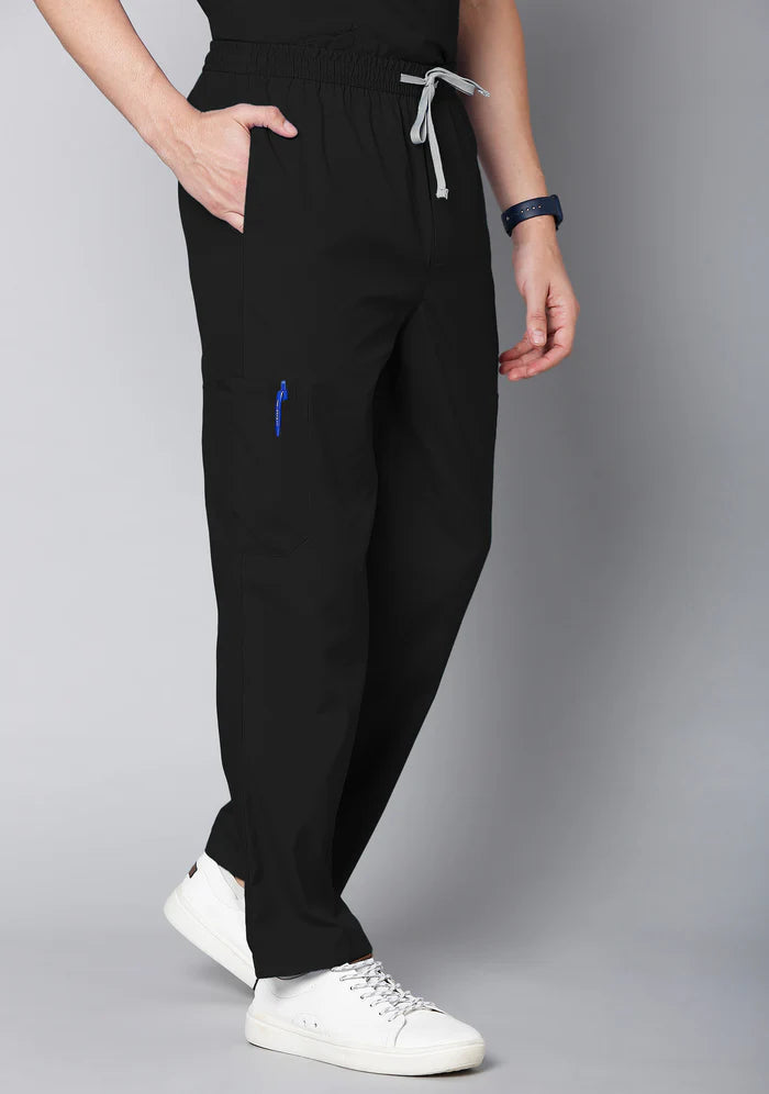 Men's Scrubs - Classic Color Black