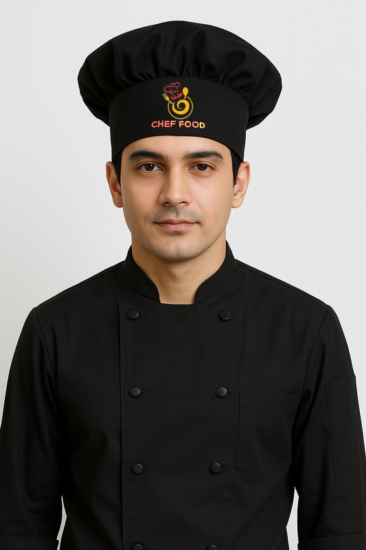 Classic Chef Hat - Color Black