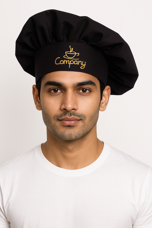 Personalized Chef Hats - Color Black