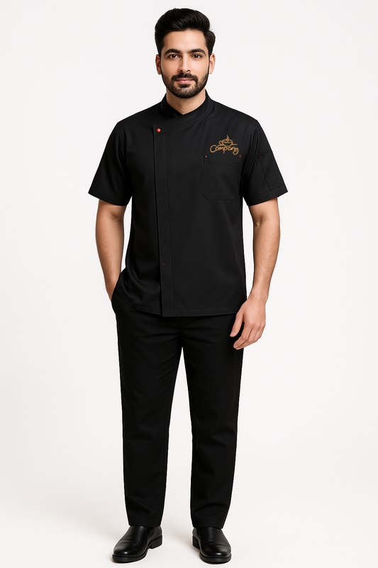 FormaFit Short Sleeve Coat - Color Black