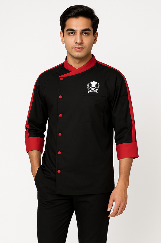 ChefDuo Classic Coat - Color Black