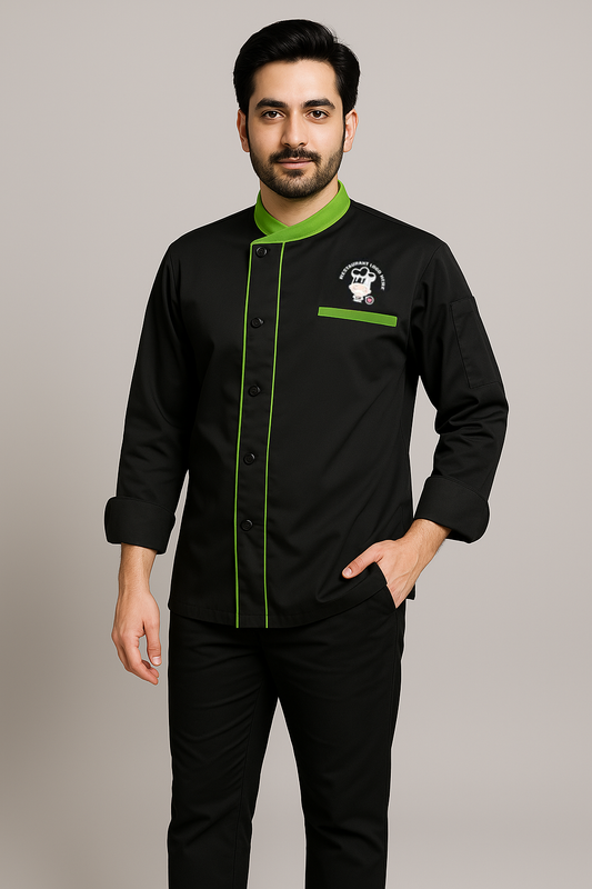 DuoEdge Chef Coat - Color Black