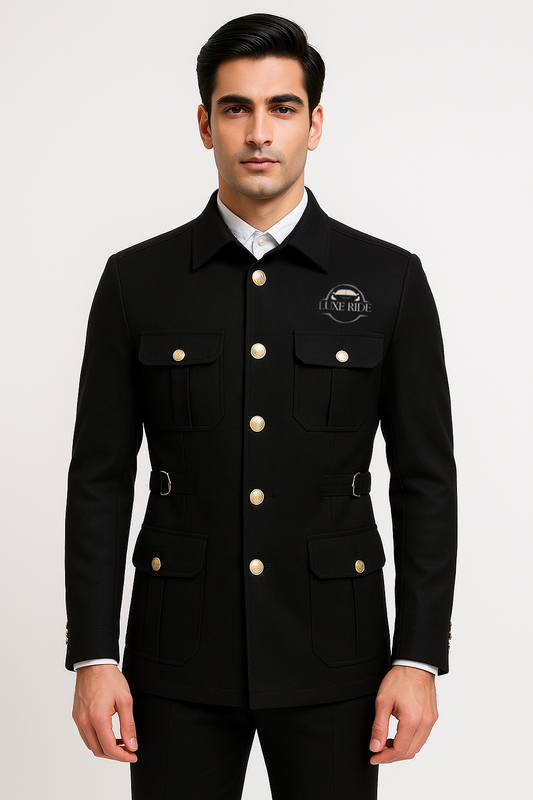 PrimeSafari Elite Top Driver Uniforms - Color Black