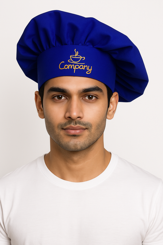 Personalized Chef Hats - Color Polo Blue
