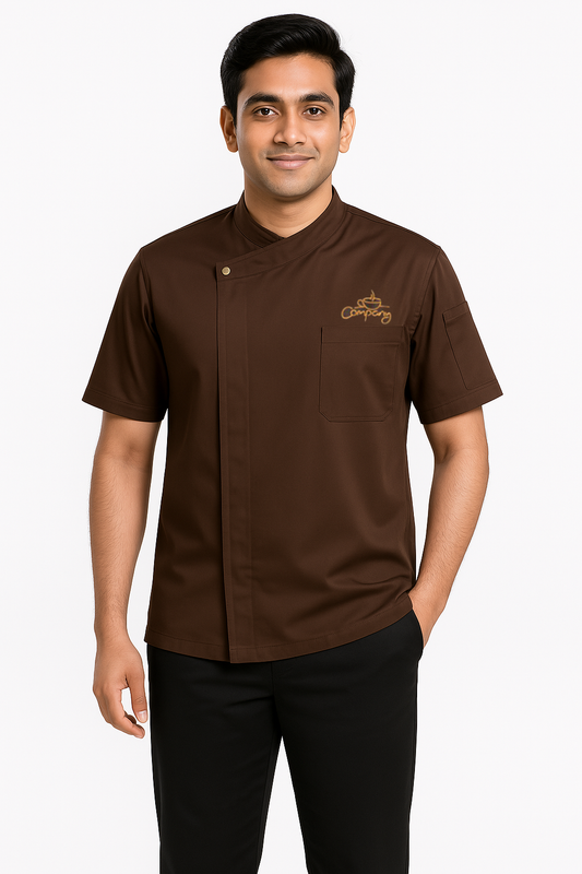 FormaFit Short Sleeve Coat - Color Brown