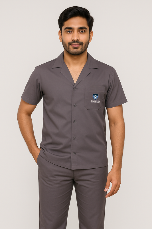 EliteRoute Classic Safari Suit Driver Uniforms - Color Dark Grey