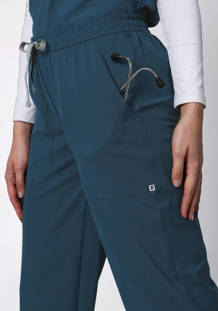 Women's Scrubs - Flex4 V-Neck Active Color Forest Green