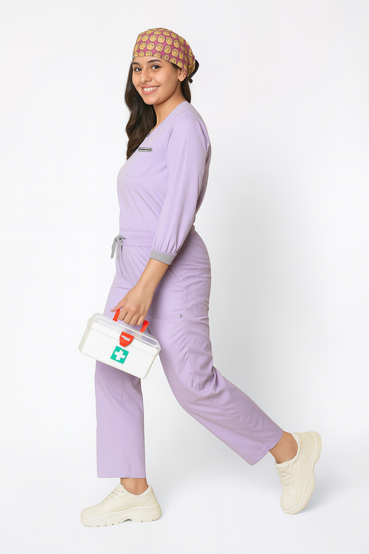 Women's Scrubs - Classic Longsleeves Color Pastel Lilac