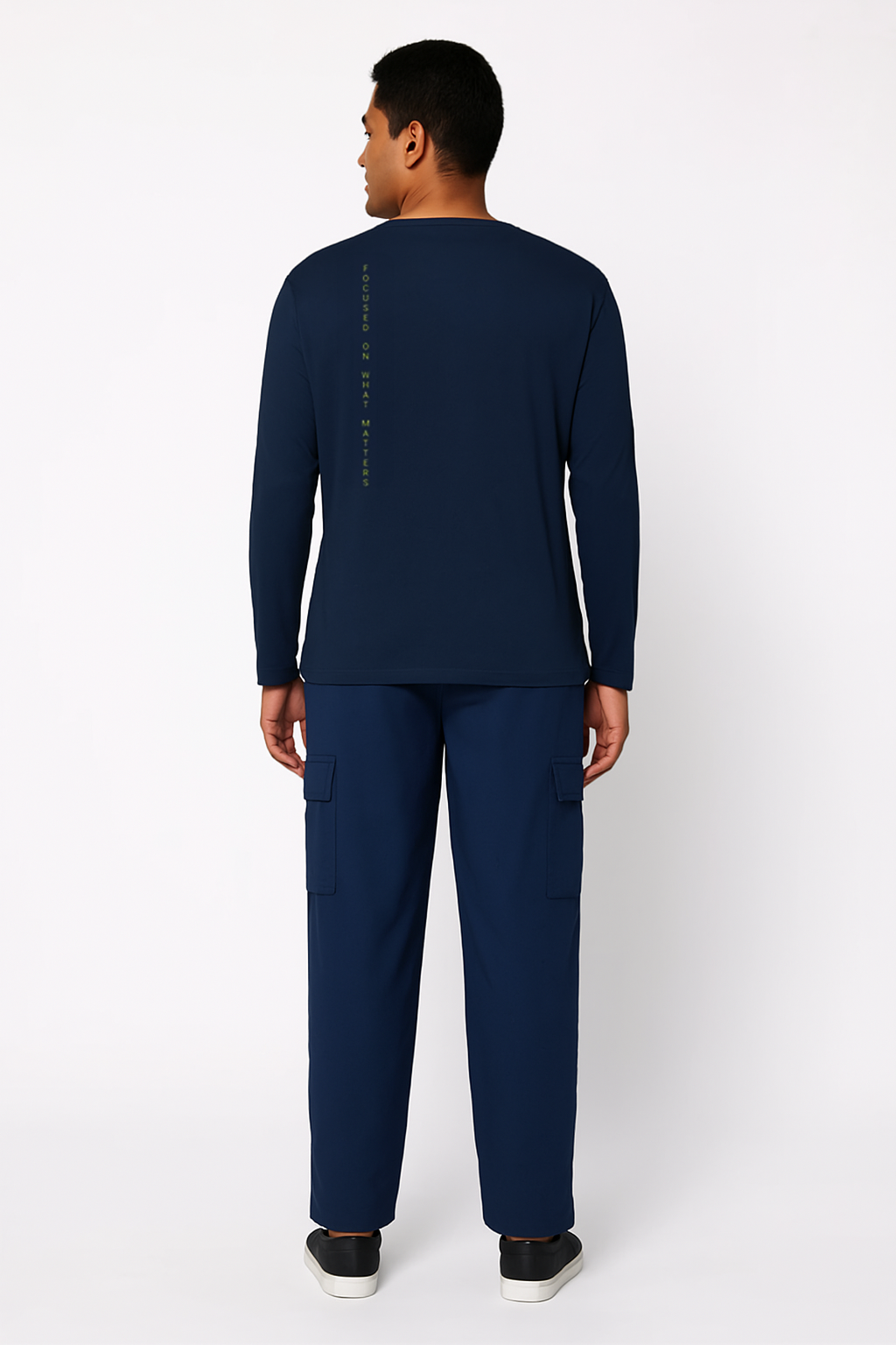 Men's Underscrubs Full Sleeves Color Navy