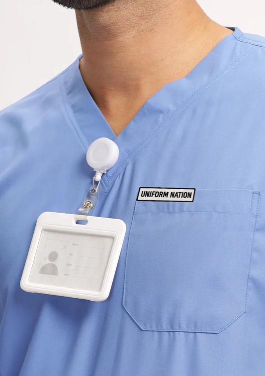 Men's Scrubs - Classic Ceil Blue