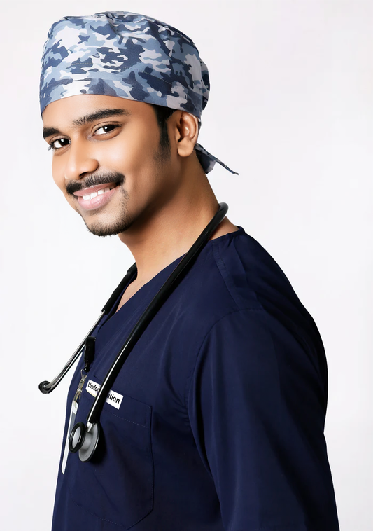 Scrub Cap - Color Forest Fade