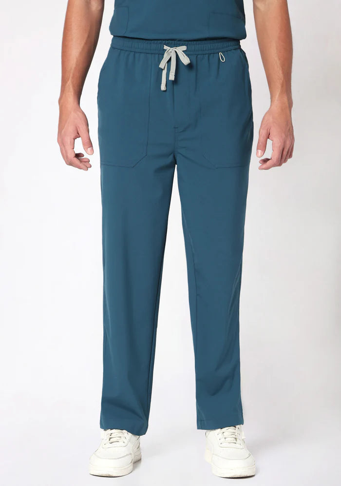 Men's Scrubs - Flex4 V-Neck Active Color Forest Green