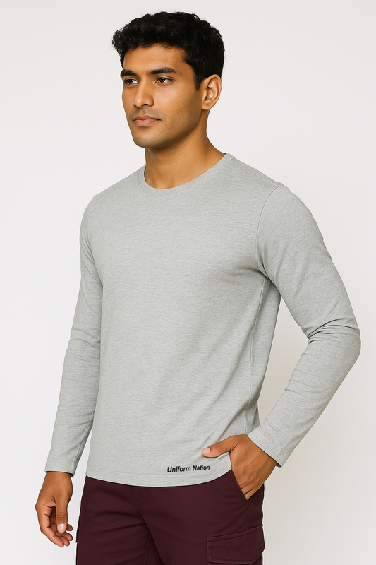 Men's Underscrubs Full Sleeves - Color Grey