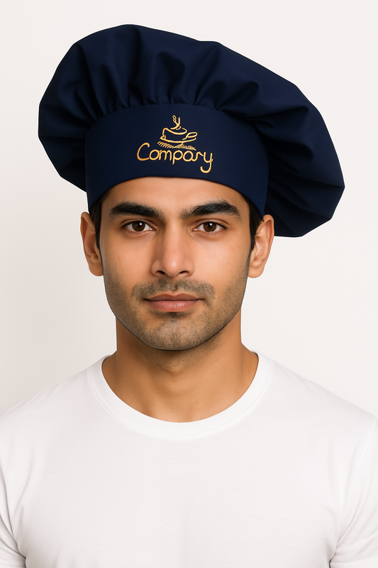 Personalized Chef Hats - Color Navy Blue