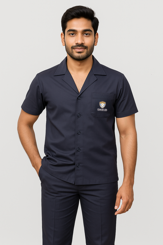EliteRoute Classic Safari Suit Driver Uniforms - Color Navy Blue