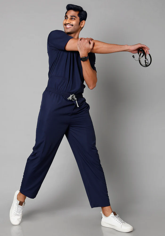Men's Scrubs - Classic Color Navy