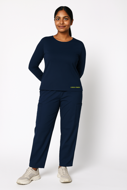 Women's Underscrubs Full Sleeves - Color Navy