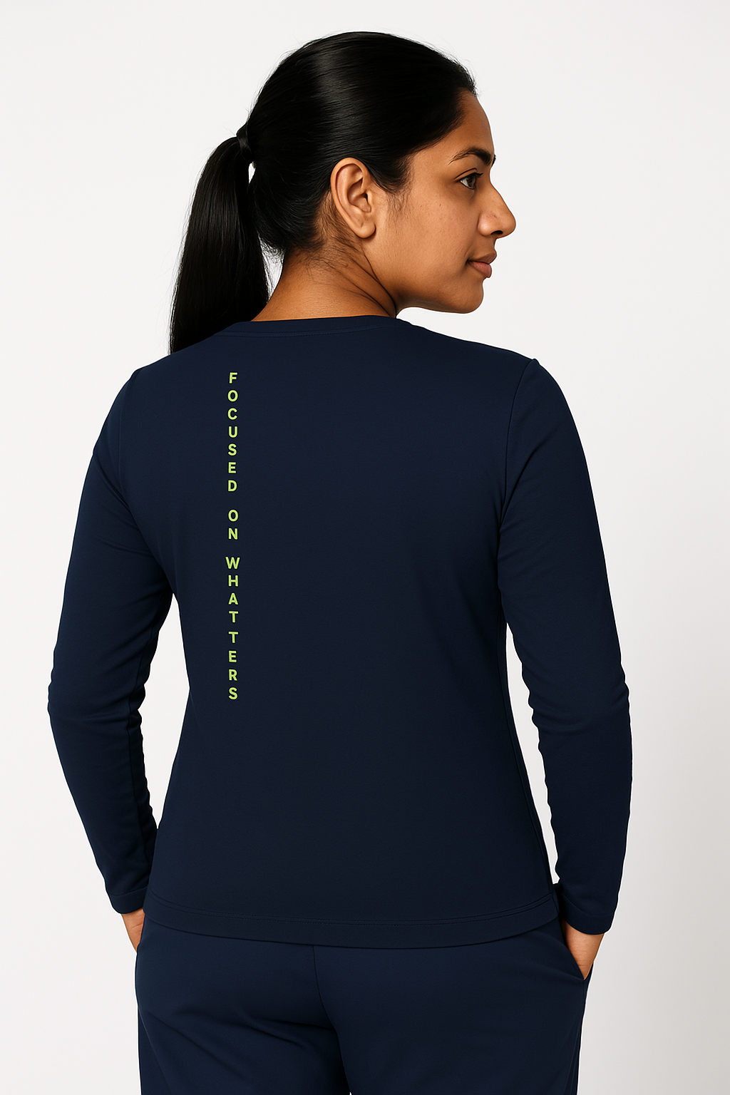 Women's Underscrubs Full Sleeves - Color Navy