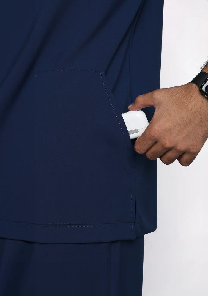 Men's Scrubs - Flex4 V-Neck Active Color Navy