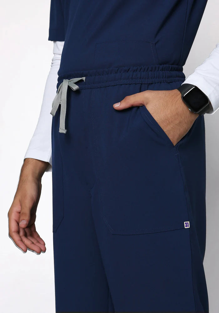 Men's Scrubs - Flex4 V-Neck Active Color Navy