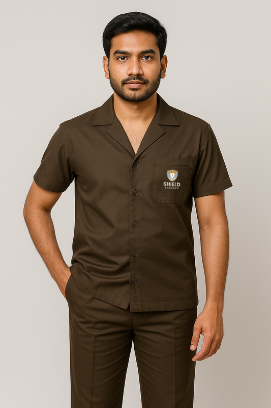 EliteRoute Classic Safari Suit Driver Uniforms - Color Olive Green