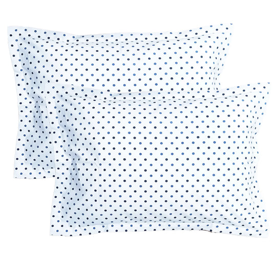 Pillow Covers - Color Blue Dots