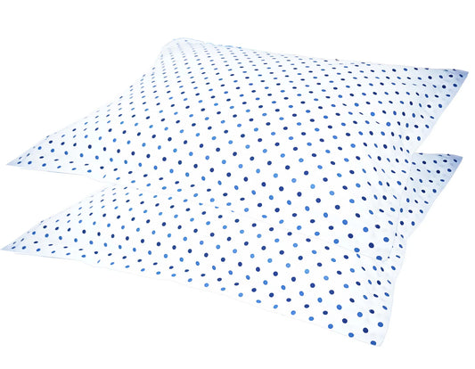 Pillow Covers - Color Blue Dots