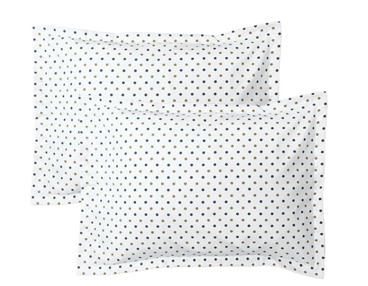 Pillow Covers - Color Brown Dots