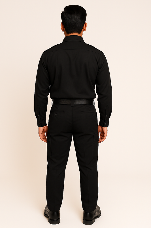 PrimeGuard Polo Security Guard Shirt - Color Black