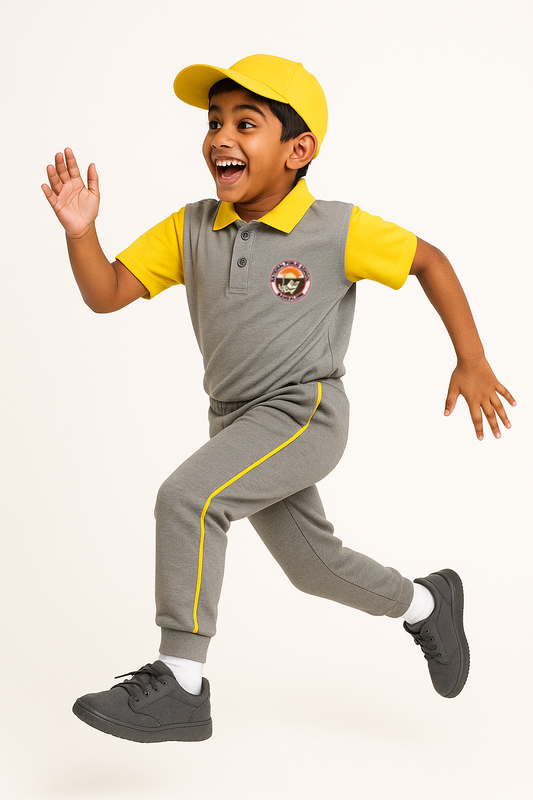 House T-shirt (Grey Base) - Color Yellow