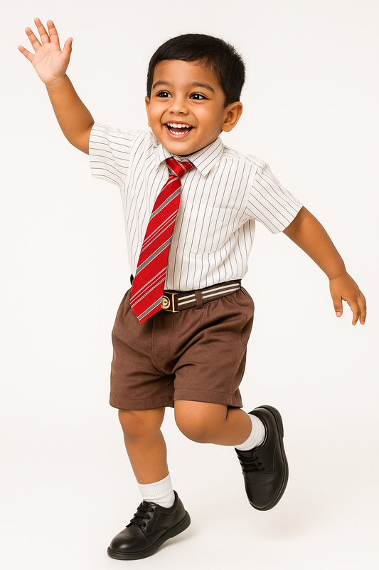 Half Pants - Color Brown