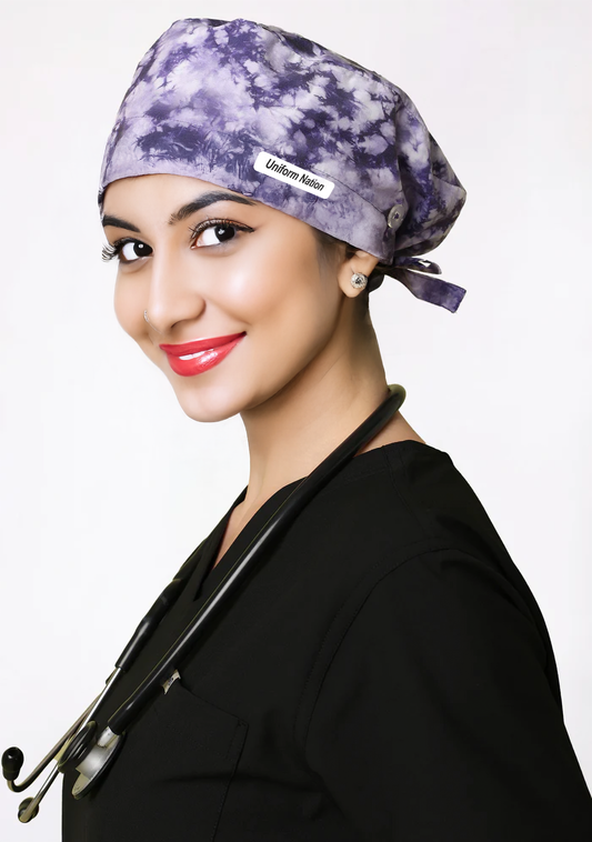 Scrub Cap - Color Plum Noir