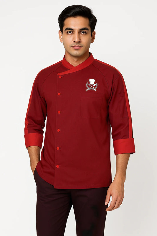 ChefDuo Classic Coat - Color Red