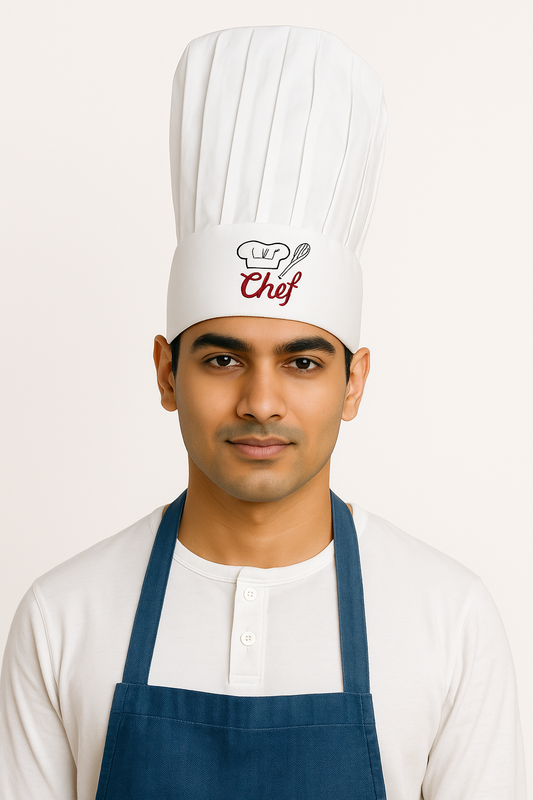Traditional Chef Hats - Color White
