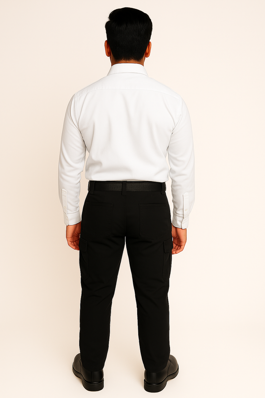 PrimeGuard Polo Security Guard Shirt - Color White