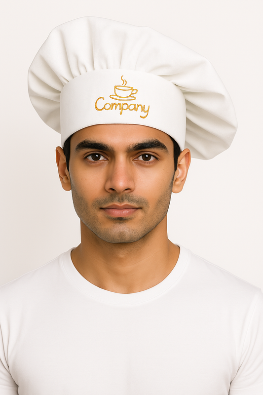 Personalized Chef Hats - Color White