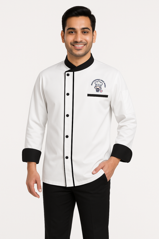 DuoEdge Chef Coat - Color White