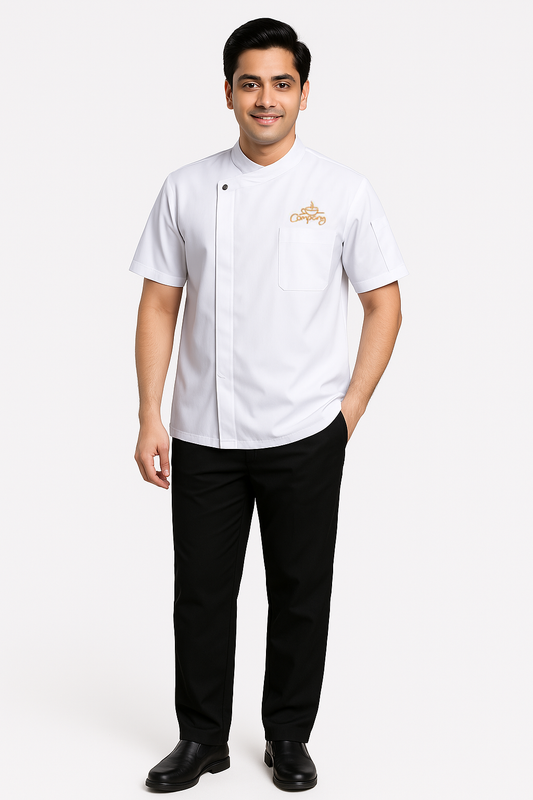 FormaFit Short Sleeve Coat - Color White