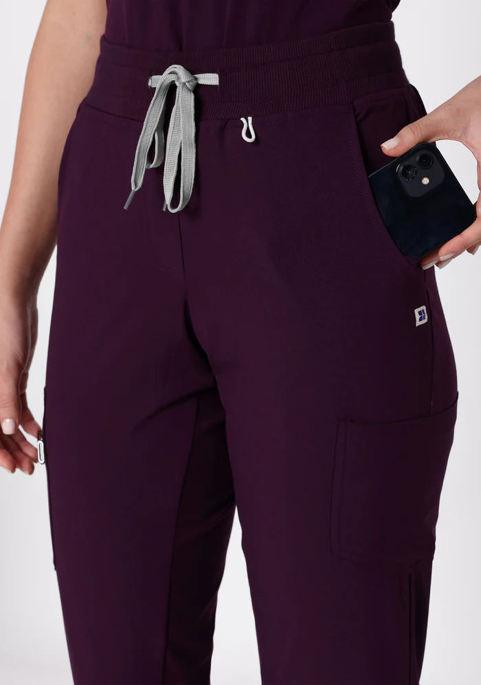 Women's Scrubs - Flex 4 Jogger Color Wine