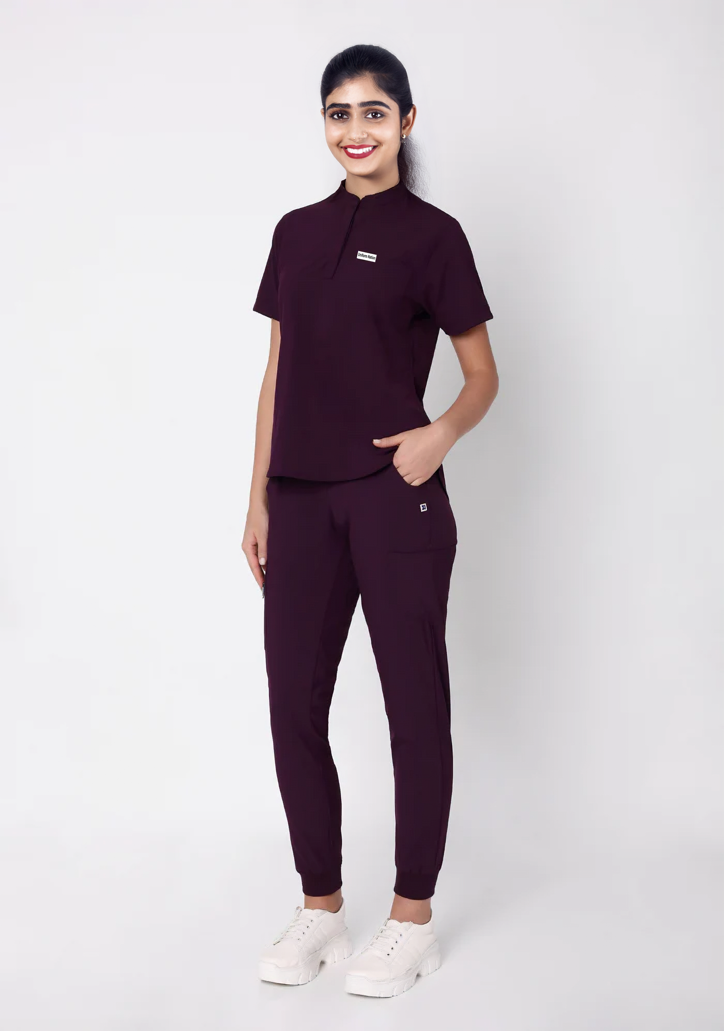 Women's Scrubs - Flex 4 Jogger Color Wine