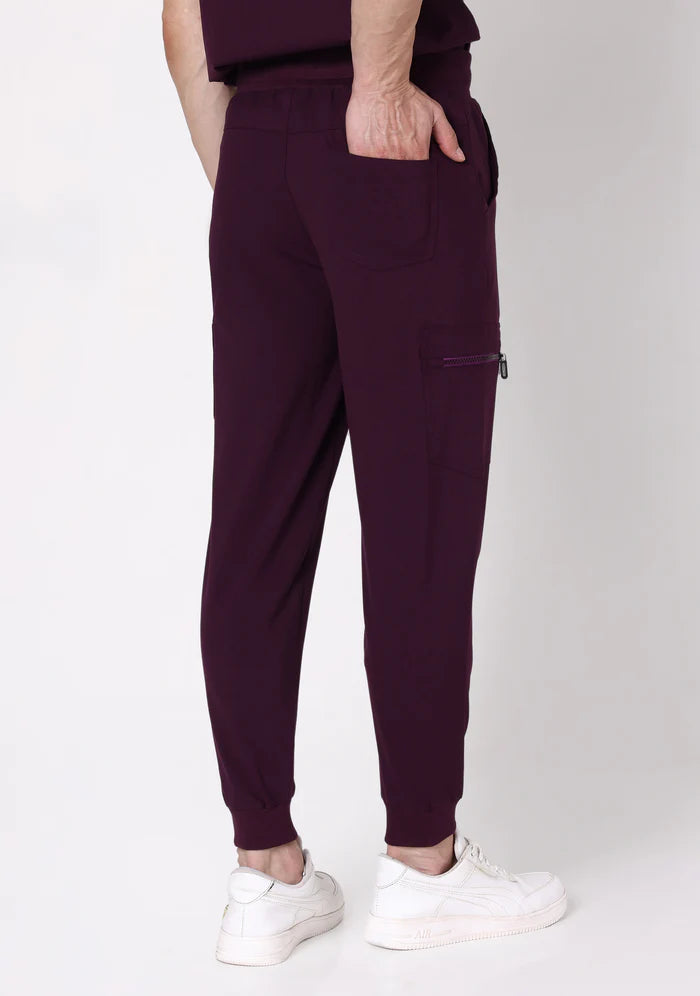 Men's Scrubs - Flex 4 Jogger Color Wine