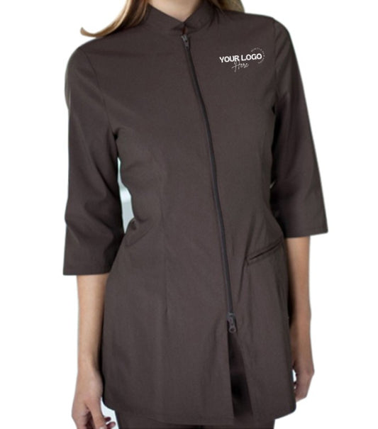 Salon Style Tunic - Color Brown