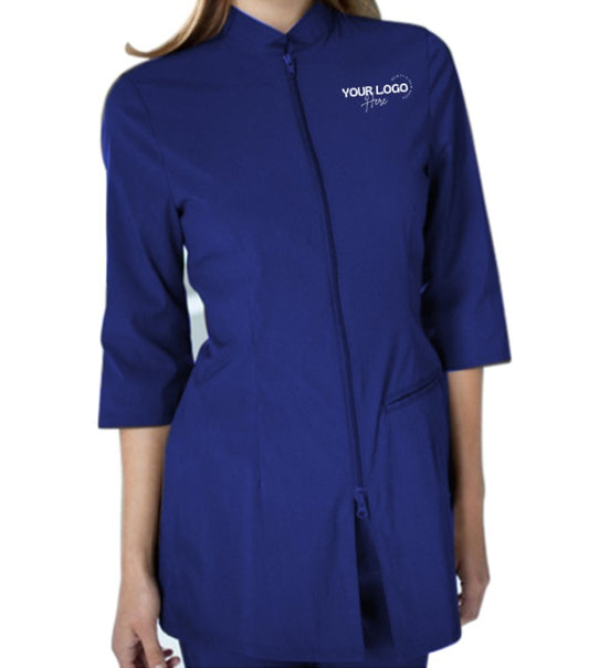 Salon Style Tunic - Color Royal Blue